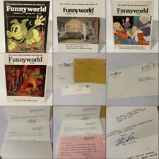 1971-1975 FUNNY WORLD Magazine #13-#16 w/SIGNED Letter From Mike Barrier & More picture