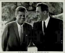 Press Photo President John F. Kennedy with Senator Eugene McCarthy. - lra16846 picture