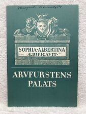 1955 Sophia Albertina built Arvfurstens Palats Stockholm Sweden  Vtg picture