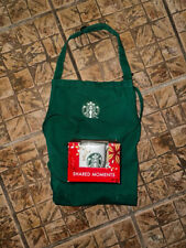 Starbucks Coffee Mug Holiday 2013 and original barista uniform apron picture