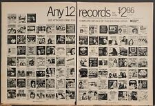 1972 Columbia House Records Print Ad Osmonds Grateful Dead Bob Dylan Aretha picture