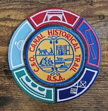 C & O Canal Boy Scouts of America Center + Segment Rocker Complete Patch Set picture
