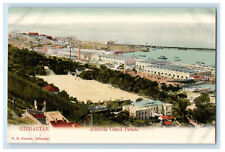 c1910 Bird's Eye View of Alameda Grand Parade, Gibraltar Antique Postcard picture