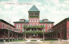 Hotel Bartlett, Cambridge Springs, Pennsylvania PA - c1910 Vintage Postcard picture