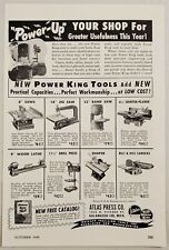1948 Print Ad Atlas Press Co. New Power King Tools Kalamazoo,Michigan picture