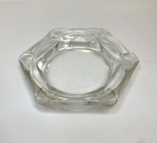 Vintage ASHTRAY Clear Glass Cigarette or Cigar        - Smoking Section- picture