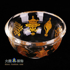 14Pc Tibetan Buddhist Offering Water Bowl Cup Buddhist Vessel Glass Blessed picture
