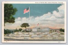 Postcard Grave Of Buffalo Bill Lookout Mountain Colorado picture