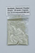 Diamond Micron Powder 5,000 Grit Mesh (1.5-3 Micron), Weight 25 Carat = 5 Grams picture