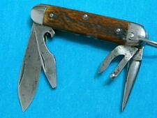 VINTAGE WW2 USA MILIARY BONE ENGINEERS DEMO USMC ARMY USN SCOUTS SURVIVAL KNIFE picture