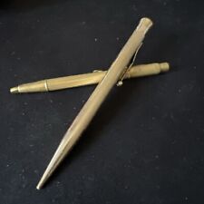 18k Gold Filled Pencil With WW2 era Ages. This Set Is In Great Working Condition picture