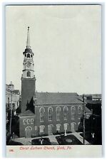 Vintage Postcard Christ Lutheran Church Steeple Williamsport PA picture