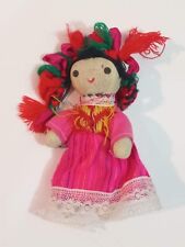 VTG Handmade Folk Art Mexican Maria Lele Girl Cloth 6