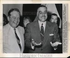 1960 Press Photo President Gamal Abdel Nasser and President Tito in New York picture