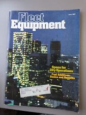 June 1987 FLEET EQUIPMENT Trucking Magazine Caterpillar Snap-On Chevron picture