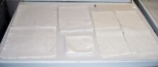 Lot Of 8 Mismatched White Cloth Napkins picture