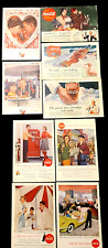 1936-1959 Coca-Cola Vintage Print Ad Lot(9) picture