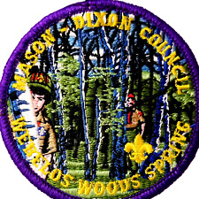 BSA Webelos Patch Mason Dixon Council Woods Spring Buttonhole Boy Scouts 2013 picture