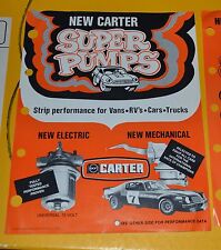 1976 News Release Edelbrock Scorpion 2-R Chevy Racing V8 Carter Super Pumps picture