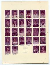 1974 - 1975 Photo Sumner Elementary class school photo Claremont CA kids Grade 4 picture