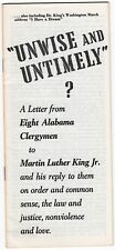 MARTIN LUTHER KING 20 PAGE PAMPHLET, CIVIL RIGHTS, BLACK AMERICANA (EB) picture