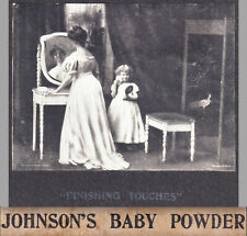 RARE c 1900 Johnsons Baby Powder Toilet 