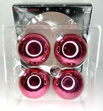 Christmas Ornament Pink Glass With The Original Box The Christmas Shoppe picture