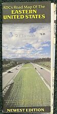 Vintage 1990 ADC's Road Map of The Eastern United States Map picture