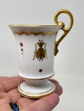 ANTIQUE LIMOGES DEMITASSE CUP NAPOLEONIC BEE picture