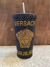 Versace Crystal Medusa Travel Cup - Black and Gold picture