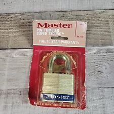 Master Lock #17 Super Security Double Locking Shackle Vintage USA picture