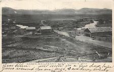 H8/ Laramie Wyoming Postcard 1907 Ranch Big Laramie River Buildigs picture