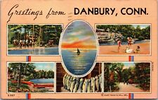 Postcard Greetings From Danbury Conn [cz] picture