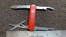 Red Wenger Pocket Tech Swiss Army Knife Blade 65mm Keychain Retired RARE picture