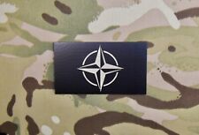 Infrared Flag of NATO Patch OTAN North Atlantic Treaty Org Peacekeeper IR picture