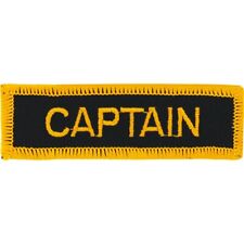 NAVY TAB CAPTAIN Embroidered Shoulder Patch 3-3/4