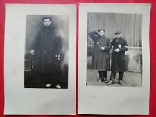 2 x CPA MILITARIA Military Photography See Prisoners of War  picture