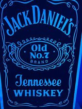 vintage jack daniels black light poster year 2001  #813 Whisky old #7   picture