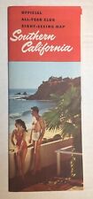 Vintage Foldout Official All-Year Club Sight-Seeing Map So. California 1957 B1BC picture