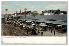 c1910 French Market New Orleans Louisiana LA Unposted Tuck Art Postcard picture