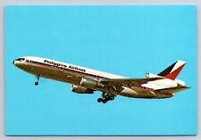Airplane Postcard Philippine Airways Airlines Douglas DC-10-30 Landing Gear GV23 picture
