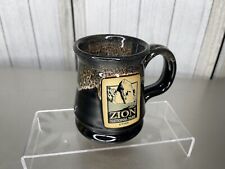 Zion National Park Utah John Deneen Pottery Coffee Mug Black picture