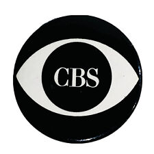 Official CBS Black and White Eye Logo Pin Pinback Button Television picture
