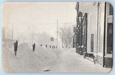 Berrien Springs Michigan MI Postcard The Big Snow Of 1958 Scenic View c1960's picture