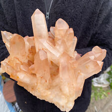 4lb Large Natural Clear White Quartz Crystal Cluster Rough Healing Specimen picture