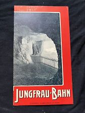 c.1910 Jungfrau Bahn Switzerland Map & View Brochure picture