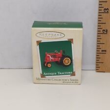 Hallmark Keepsake Ornament Antique Tractor Miniature Collector Series Christmas  picture