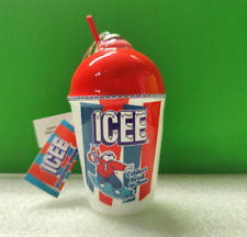ICEE Coldest Drink in Town Slushie Slurpee Decoupage Hanging Ornament picture