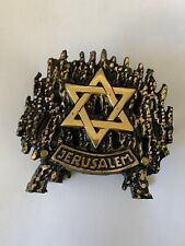 Jerusalem Star of David Napkins Holder Brass picture