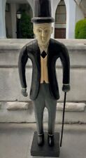  Wooden American Folk Art Gentleman. Movable Arms picture
